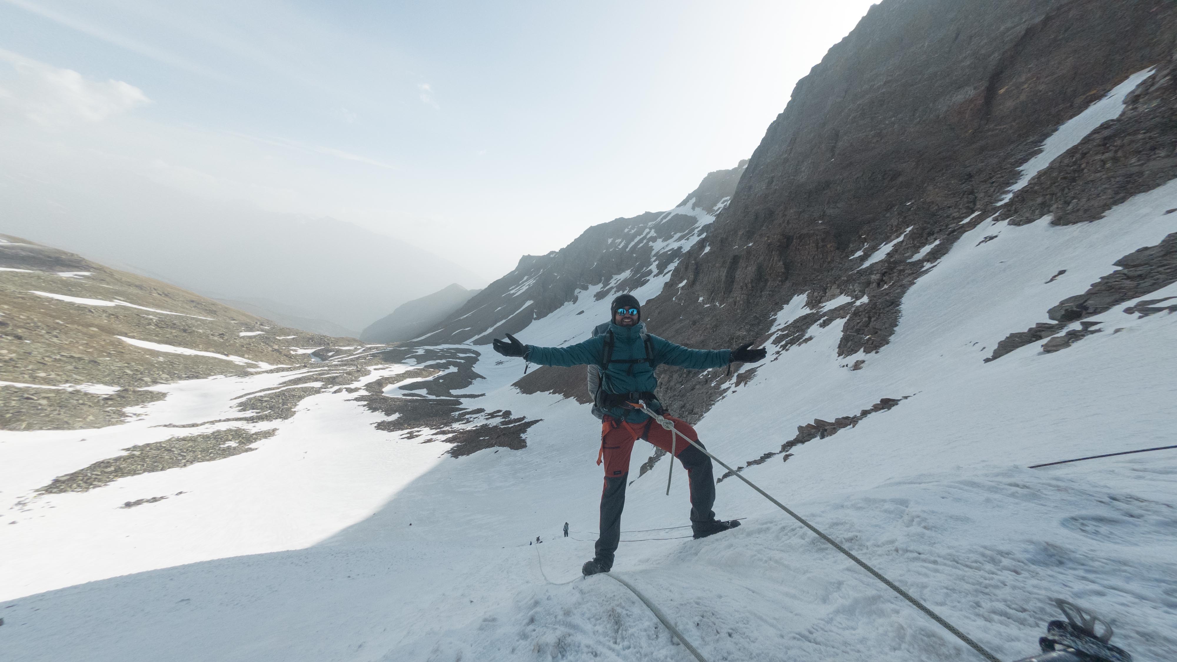 Ice wall of Buran Ghati, Himachal
